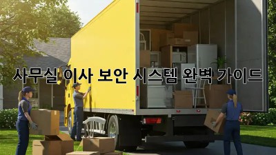 사무실 이사? 보안 시스템 완벽 가이드!